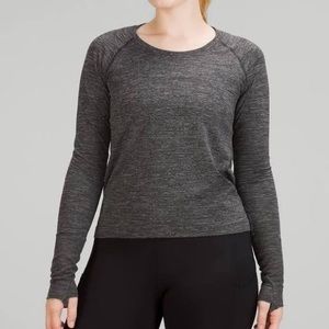Lululemon Swiftly Tech 2.0 Race Length grey long sleeve top size 2 worn once.